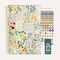 bloom daily planners 2026 Soft Cover Weekly & Monthly Planner, 5.5" x 8.25", Garden Party, Beige